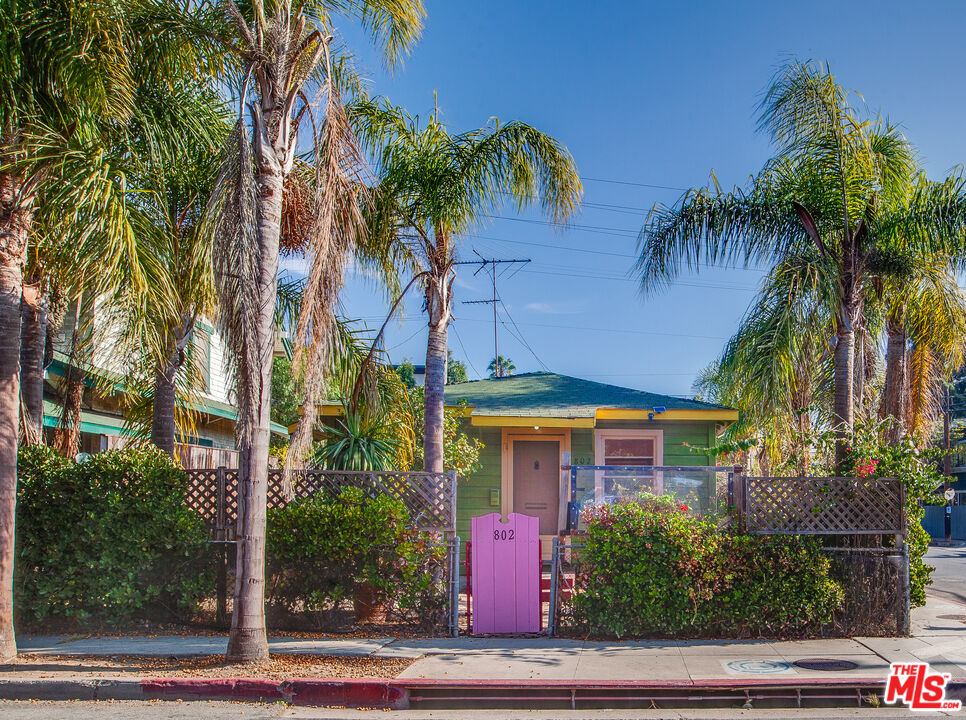 802 Superba Avenue Venice, CA 90291 - Photo 1 of 1 a front view of a house with a yard and garage