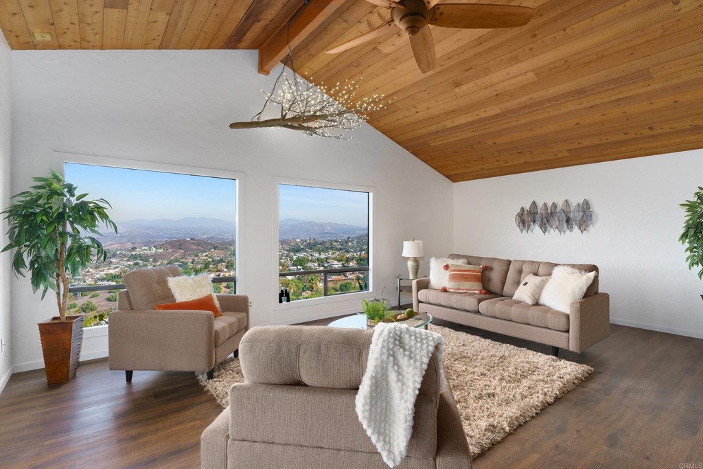 8764 Golden Ridge Road Lakeside, CA 92040 - Photo 10 of 62 a living room with furniture and a large window