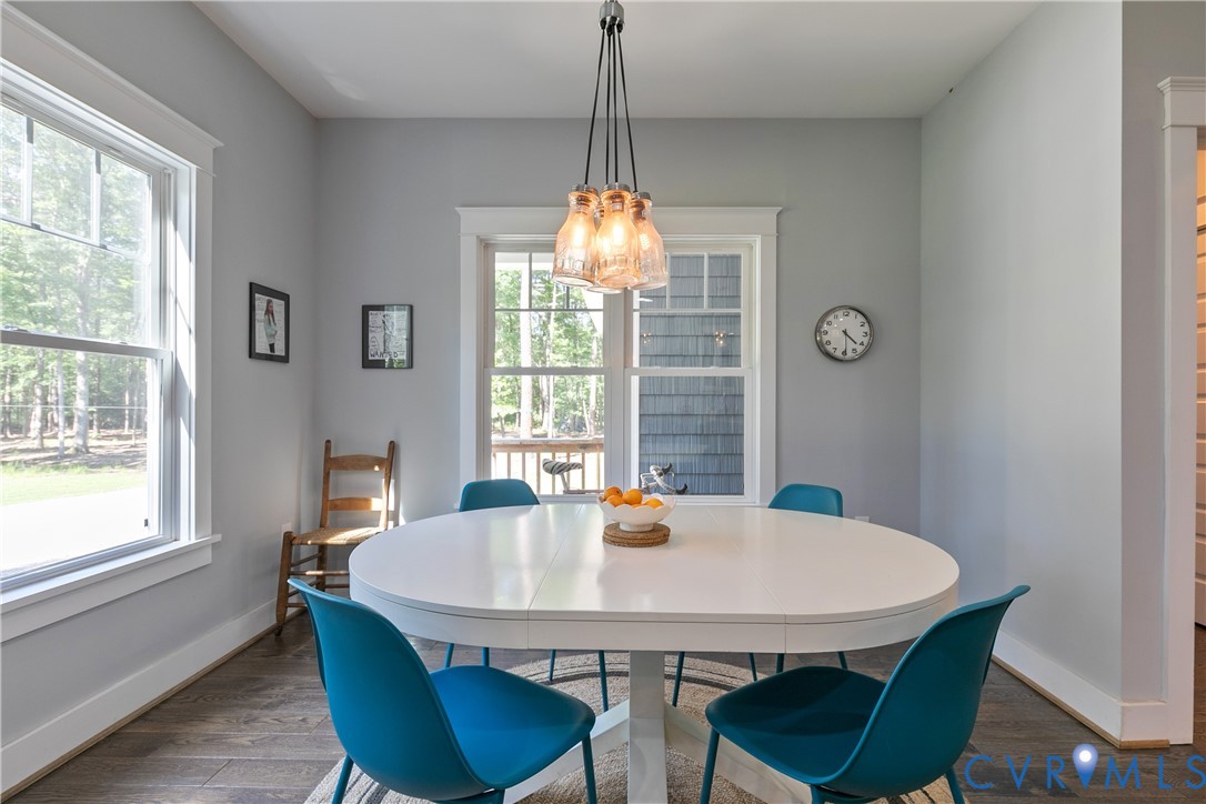 9749 Hoke Brady Road Henrico, VA 23231 - Photo 15 of 53 a view of a dining room with furniture window and outside view