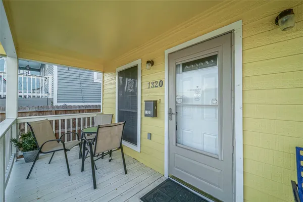 a view of chair in the balcony