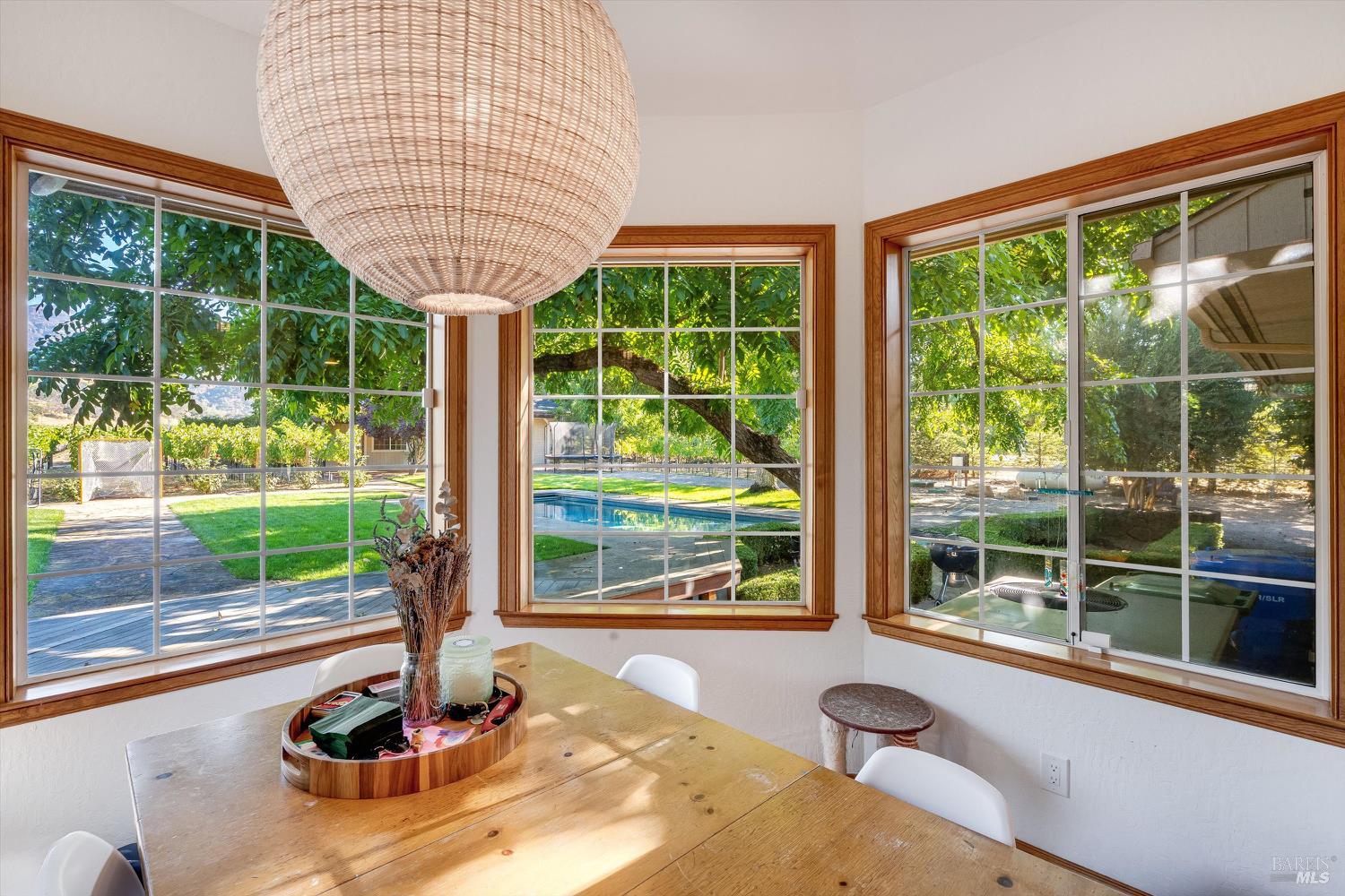 20 Rosedale Road Calistoga, CA 94515 - Photo 18 of 47 a room with pool table and windows