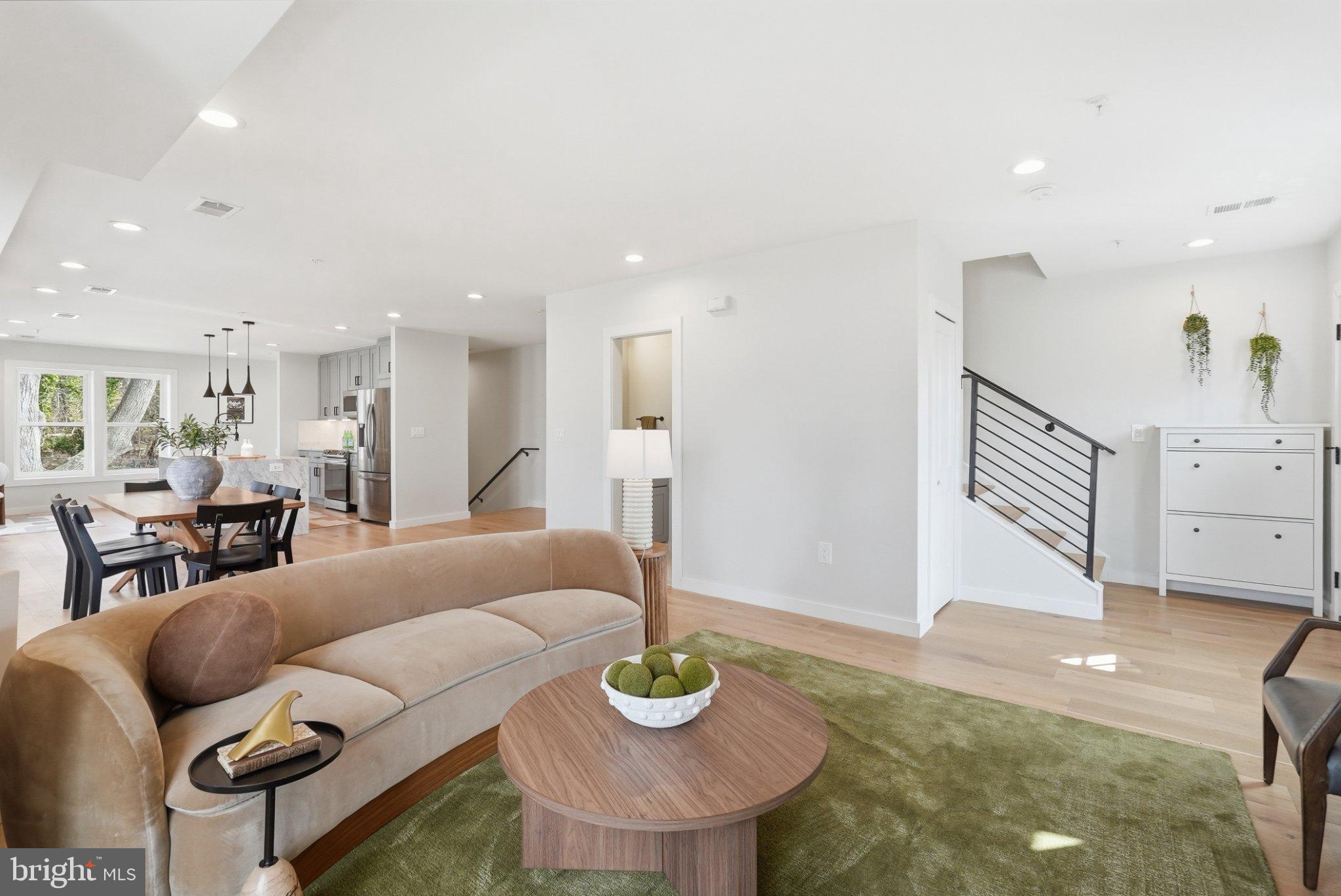 3922 3rd Street Northwest, Unit 2 Washington, DC 20011 - Photo 14 of 40 Spacious modern living area awaits you.
