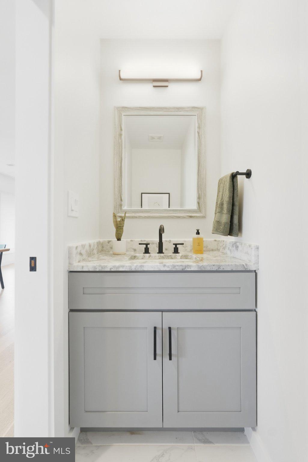 3922 3rd Street Northwest, Unit 2 Washington, DC 20011 - Photo 20 of 40 Sleek modern bathroom with elegant finishes.