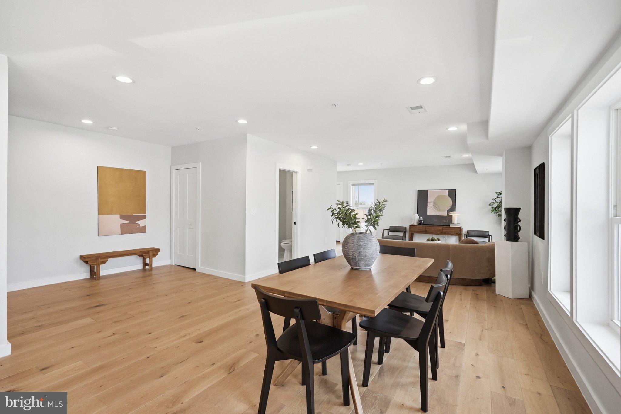3922 3rd Street Northwest, Unit 2 Washington, DC 20011 - Photo 9 of 40 Spacious modern living area awaits.