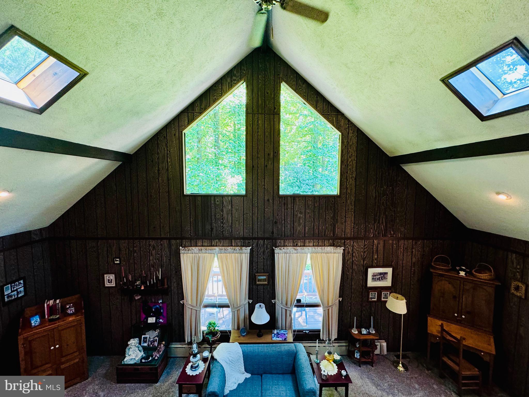 523 Texter Mountain Road Robesonia, PA 19551 - Photo 36 of 81 Living room with cathedral ceiling