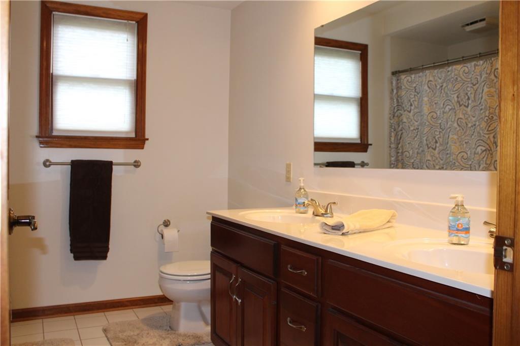 4200 Tuscarawas Road Beaver, PA 15009 - Photo 20 of 24 Hall Bathroom on Upper Level Has Double Bowl
