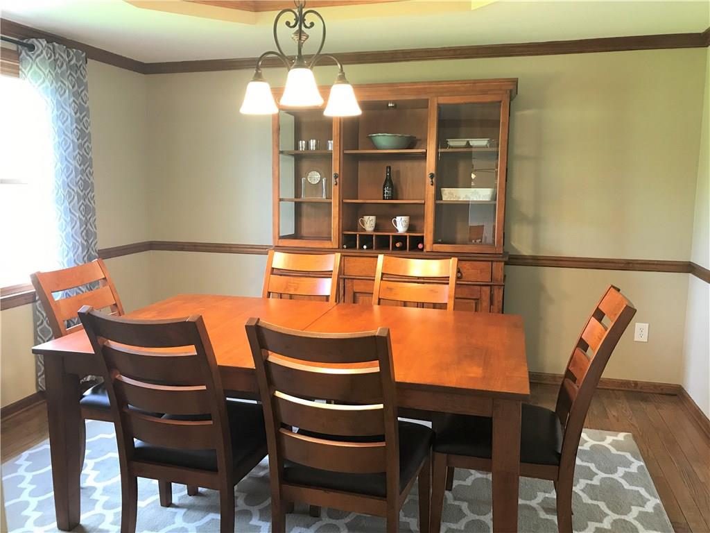 4200 Tuscarawas Road Beaver, PA 15009 - Photo 9 of 24 Dining Room has Custom Tray Ceiling and Chair Railing