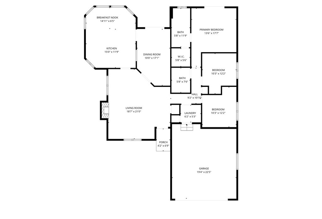18669 Deer Hill Road Hidden Valley Lake, CA 95467 - Photo 40 of 40 Floor Plan
