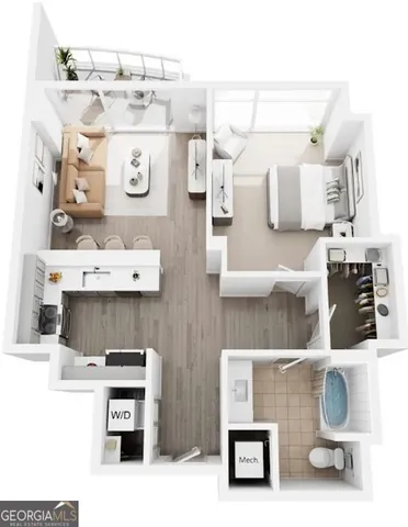 $2,379 | 3242 Peachtree Road Northeast, Unit 1408, Atlanta, GA 30305