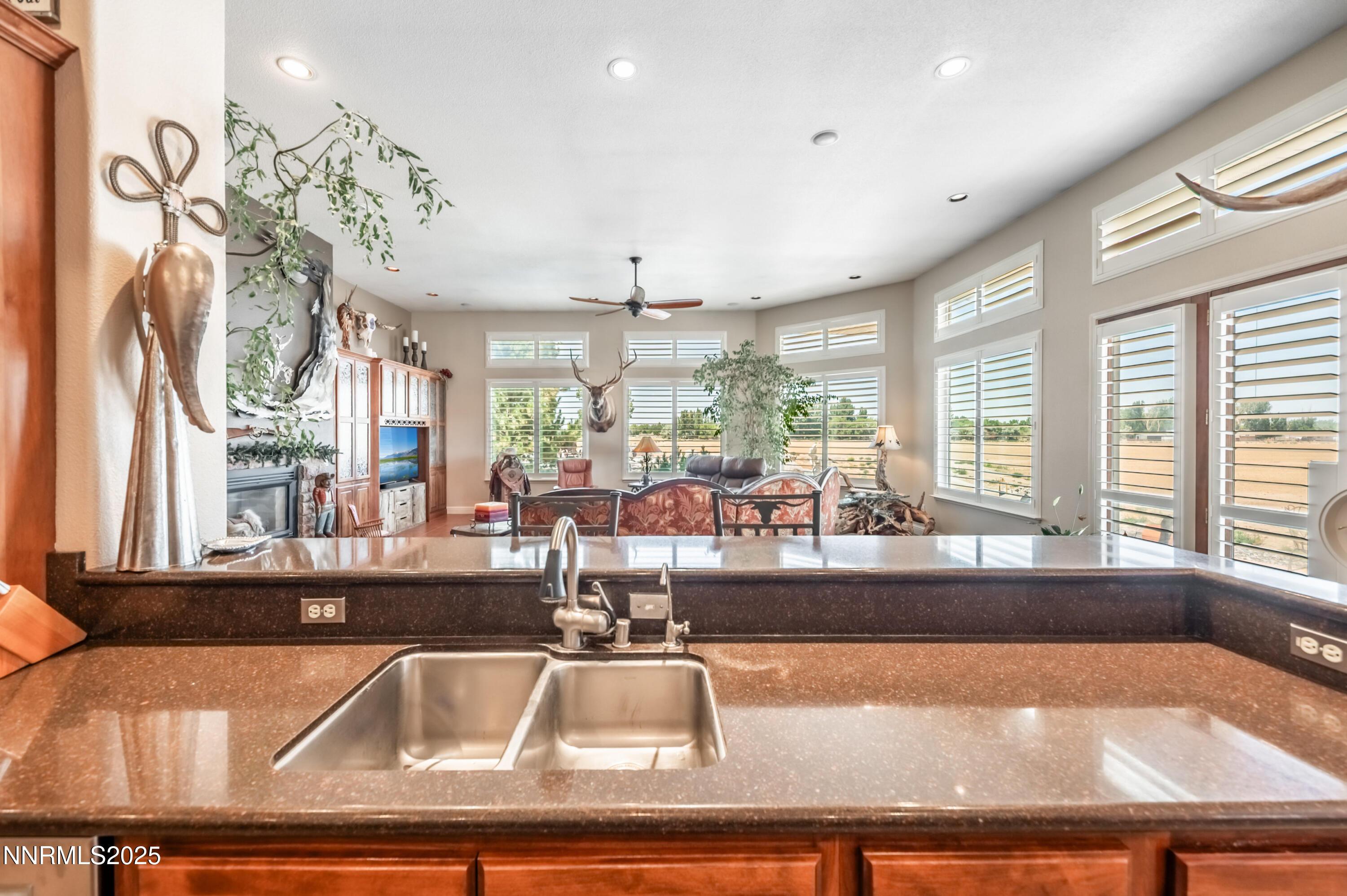4433 Casey Road Fallon, NV 89406 - Photo 22 of 71 a kitchen with a sink and a large window