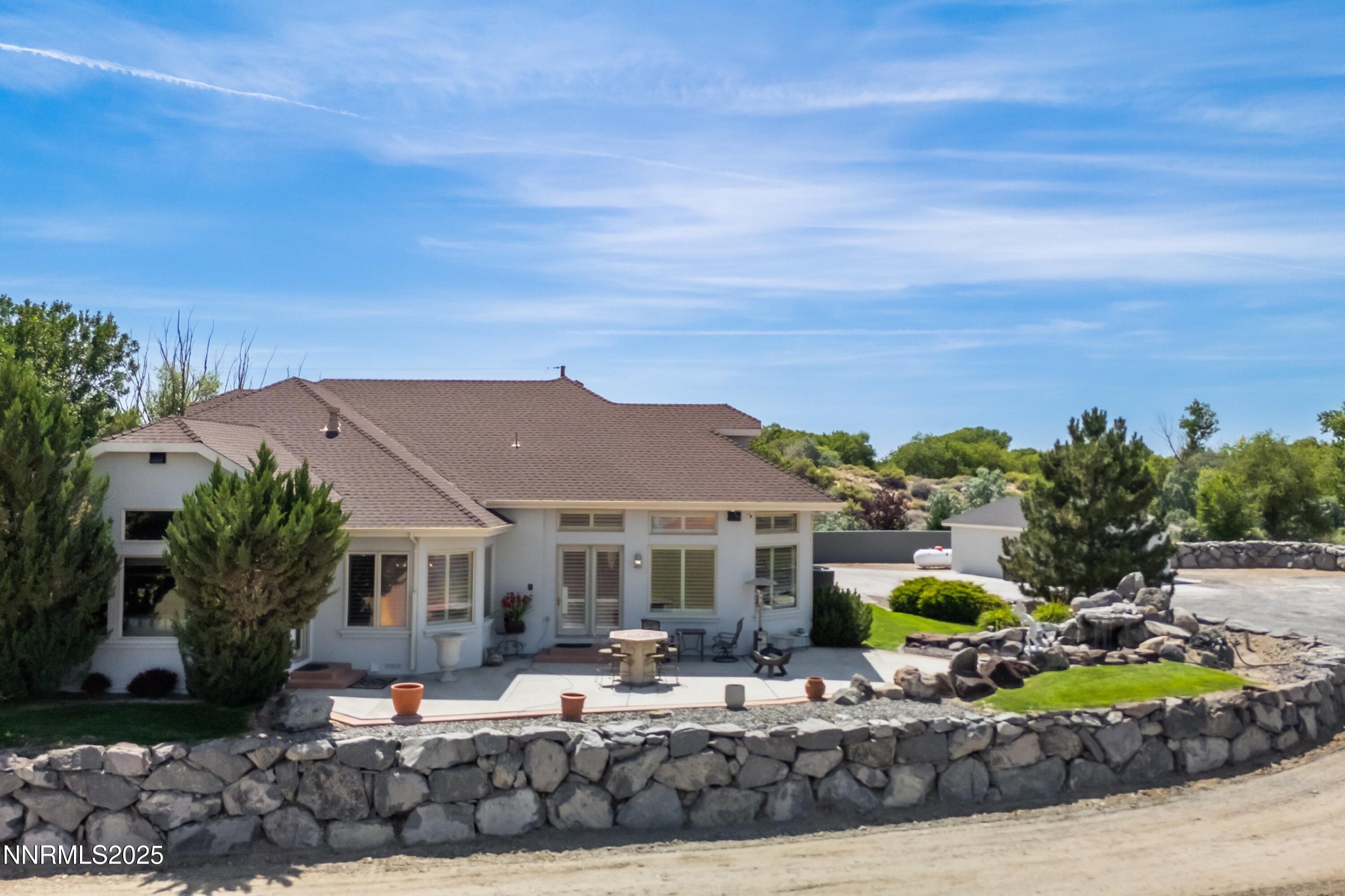 4433 Casey Road Fallon, NV 89406 - Photo 60 of 71 a front view of house with yard outdoor seating and green space
