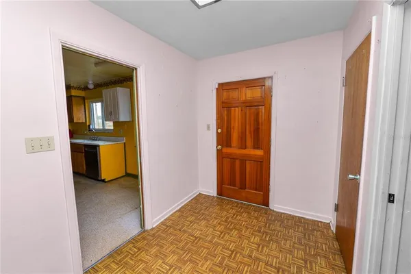 wooden floor in a room