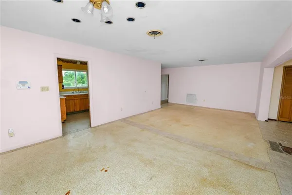 a view of empty room