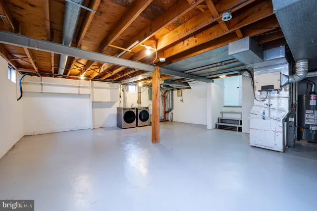 a view of storage and utility room