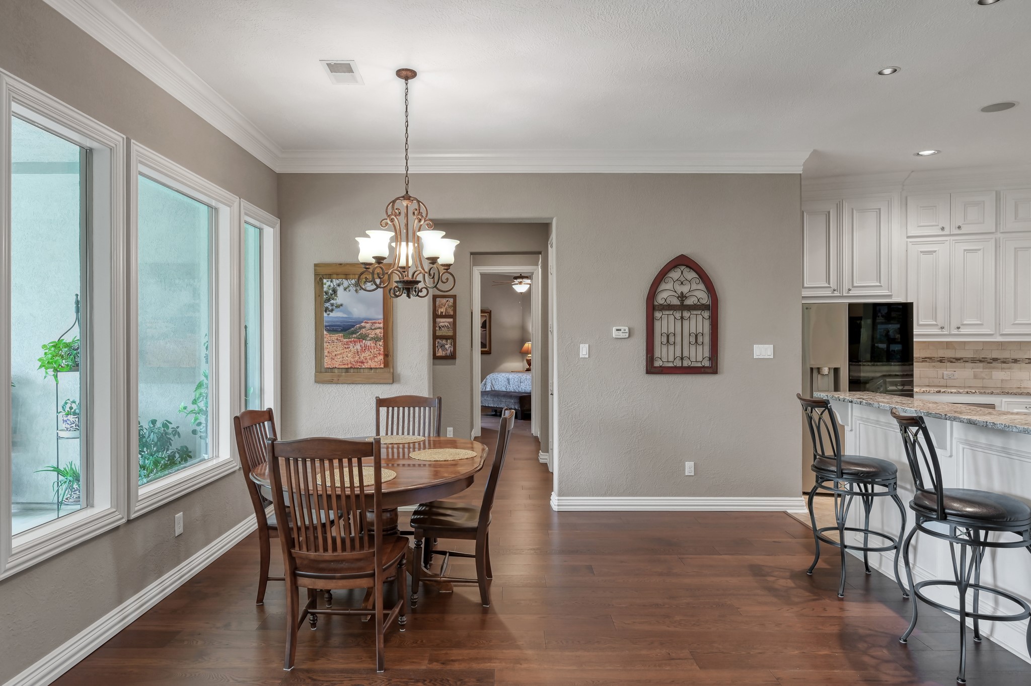 16318 Perry Pass Court Spring, TX 77379 - Photo 16 of 49 This space has large windows and views of the backyard. The perfect spot for enjoying a cup of coffee and watching the wildlife.
