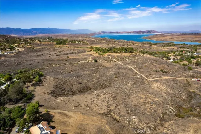 a view of city and mountain