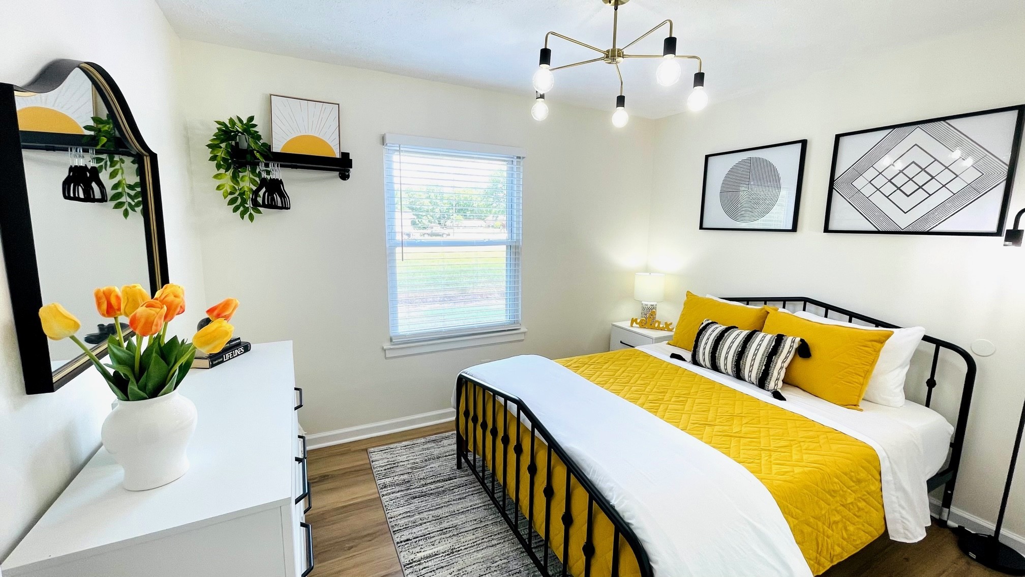 7526 Roundtree Avenue Murfreesboro, TN 37129 - Photo 52 of 67 a bedroom with bed and wooden floor