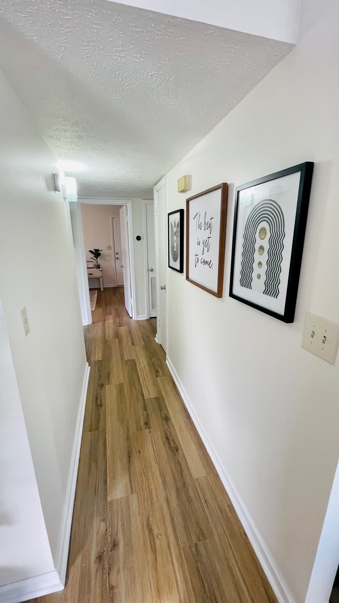 7526 Roundtree Avenue Murfreesboro, TN 37129 - Photo 9 of 67 a view of a hallway with wooden floor