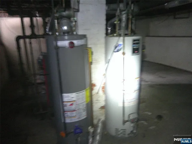 a close view of water heater
