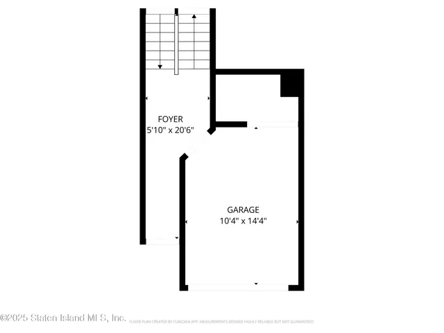 a picture of a bench in a white building