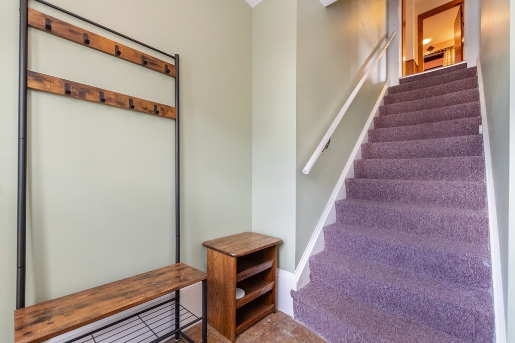 57 Cook Street Newton, MA 02458 - Photo 13 of 28 a view of an entryway with staircase