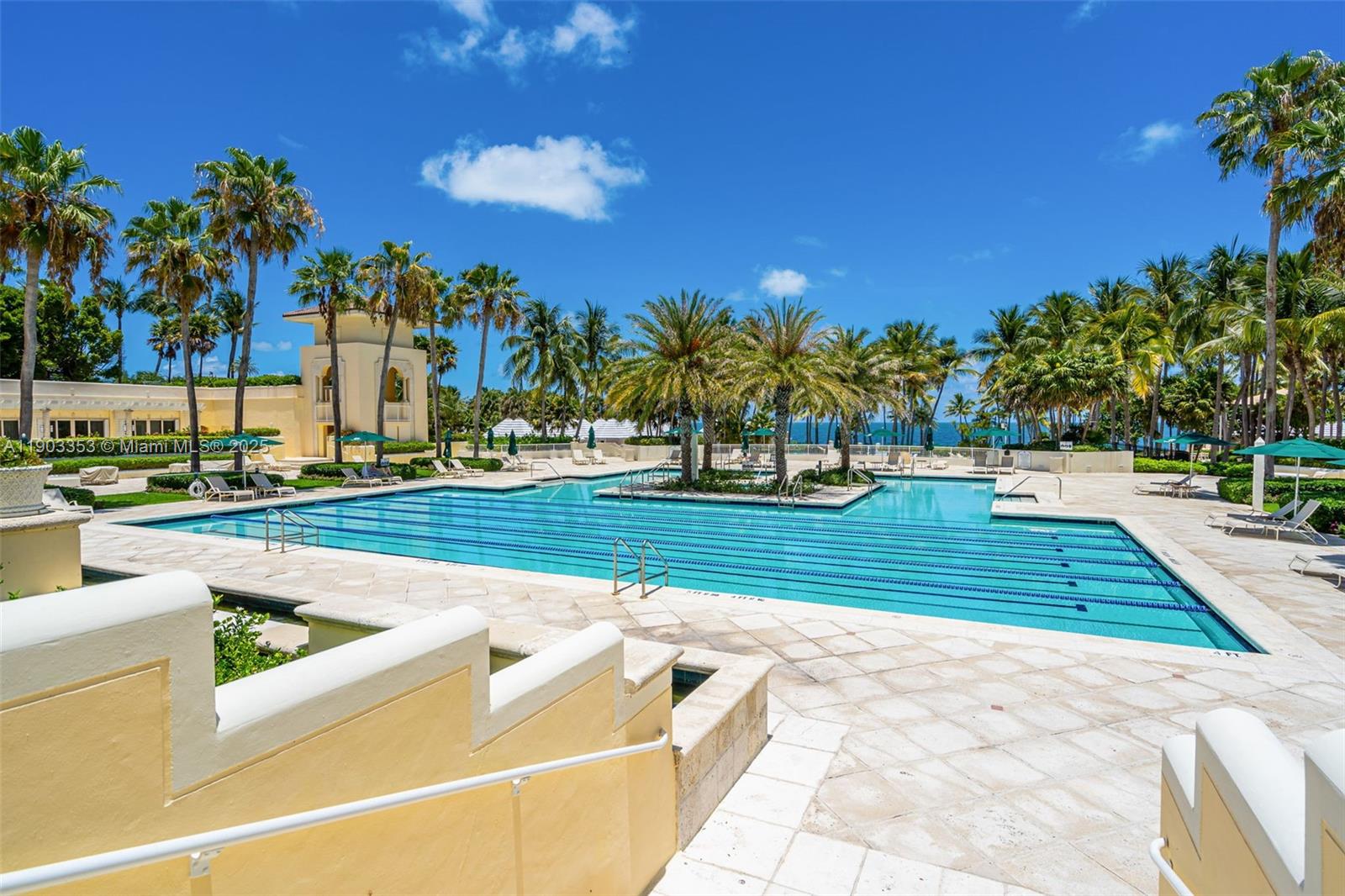 791 Crandon Boulevard, Unit 1402 Key Biscayne, FL 33149 - Photo 55 of 56 a view of outdoor space with swimming pool