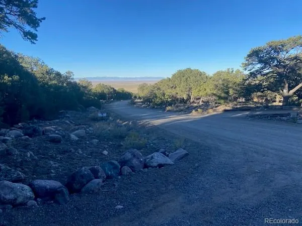 a view of an outdoor space with mountain view