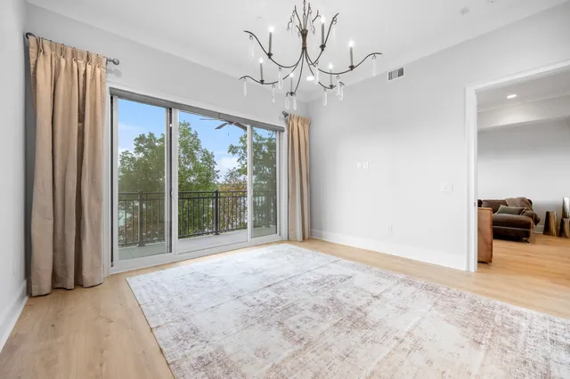 wooden floor in an empty room