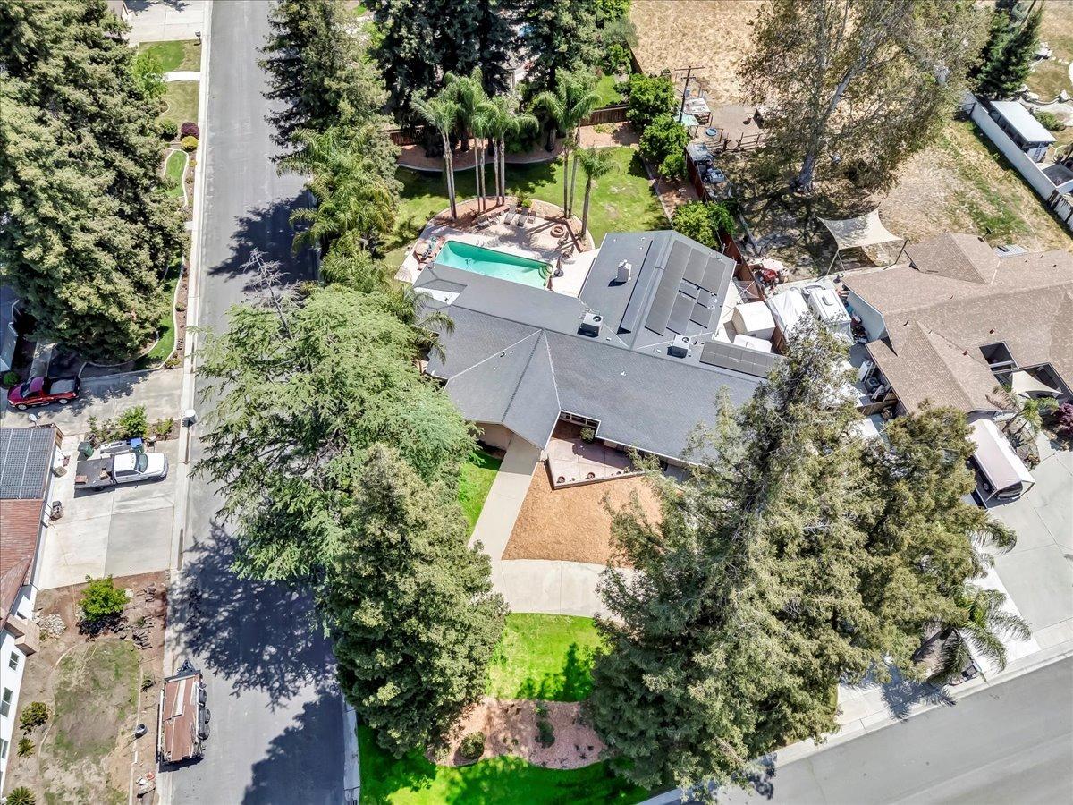 30960 Tower Road Visalia, CA 93292 - Photo 37 of 76 an aerial view of a house with a garden