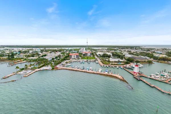 an aerial view of a house with a ocean view