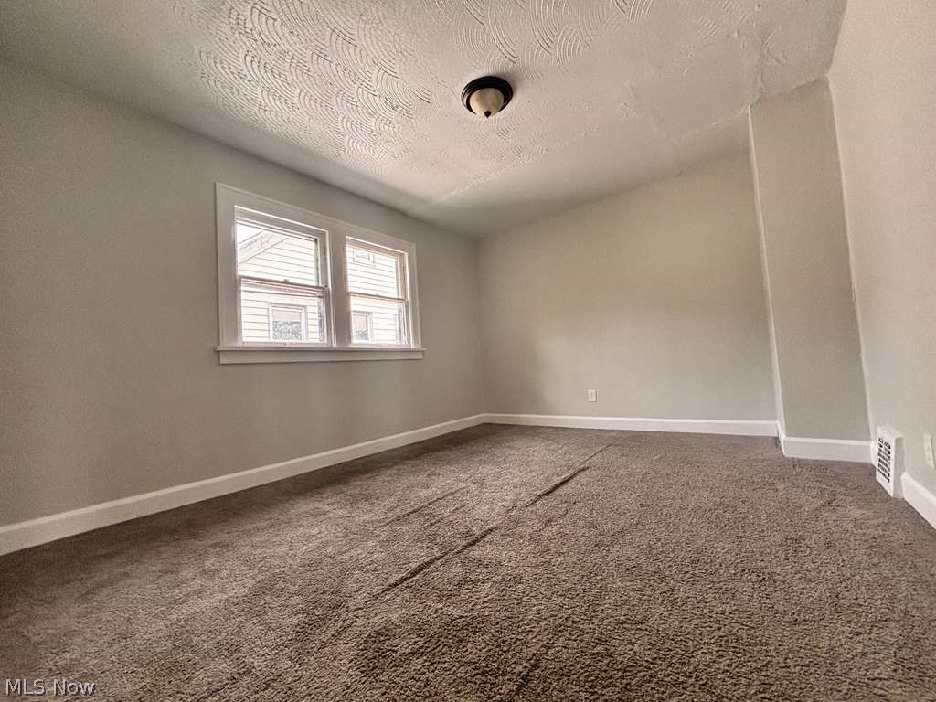 907 Rondel Road Cleveland, OH 44110 - Photo 14 of 26 Carpeted interior space with light gray wall paint and white trim