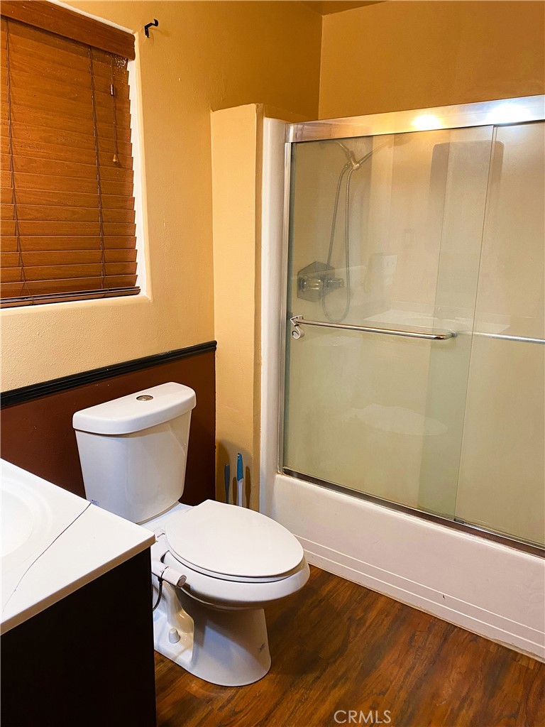 22166 Crestline Road Palomar Mountain, CA 92060 - Photo 24 of 58 a bathroom with a toilet and a shower