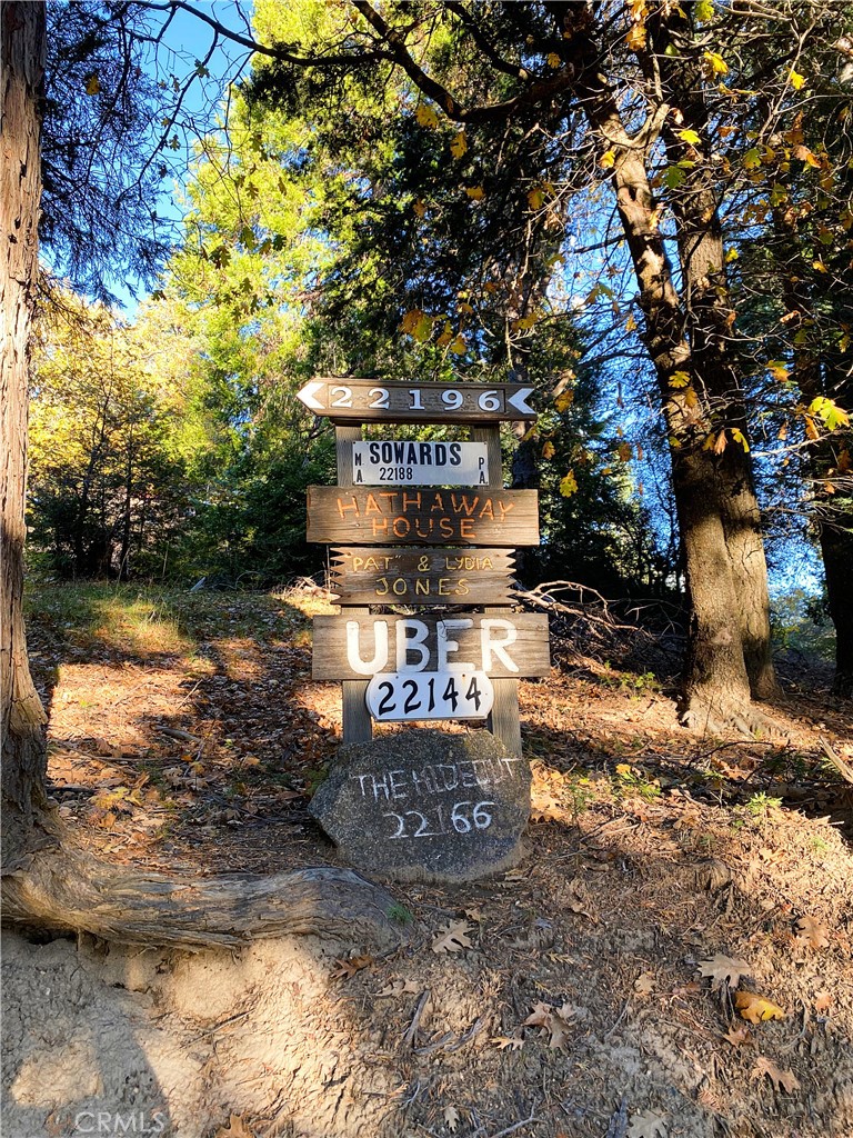 22166 Crestline Road Palomar Mountain, CA 92060 - Photo 39 of 58 a view of water fountain in front of house