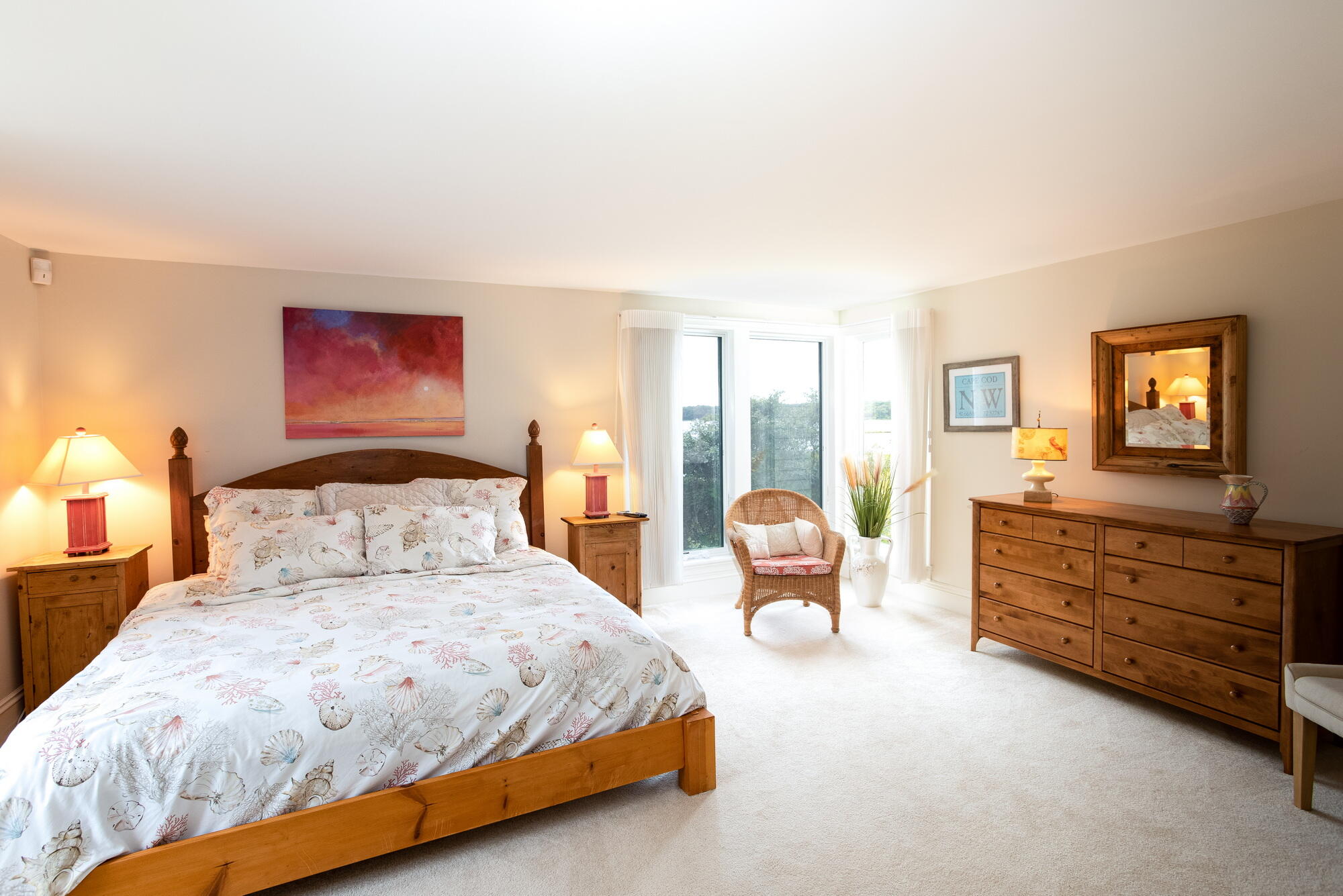 157 Monomoscoy Road Mashpee, MA 02649 - Photo 17 of 43 a bedroom with a bed and furniture