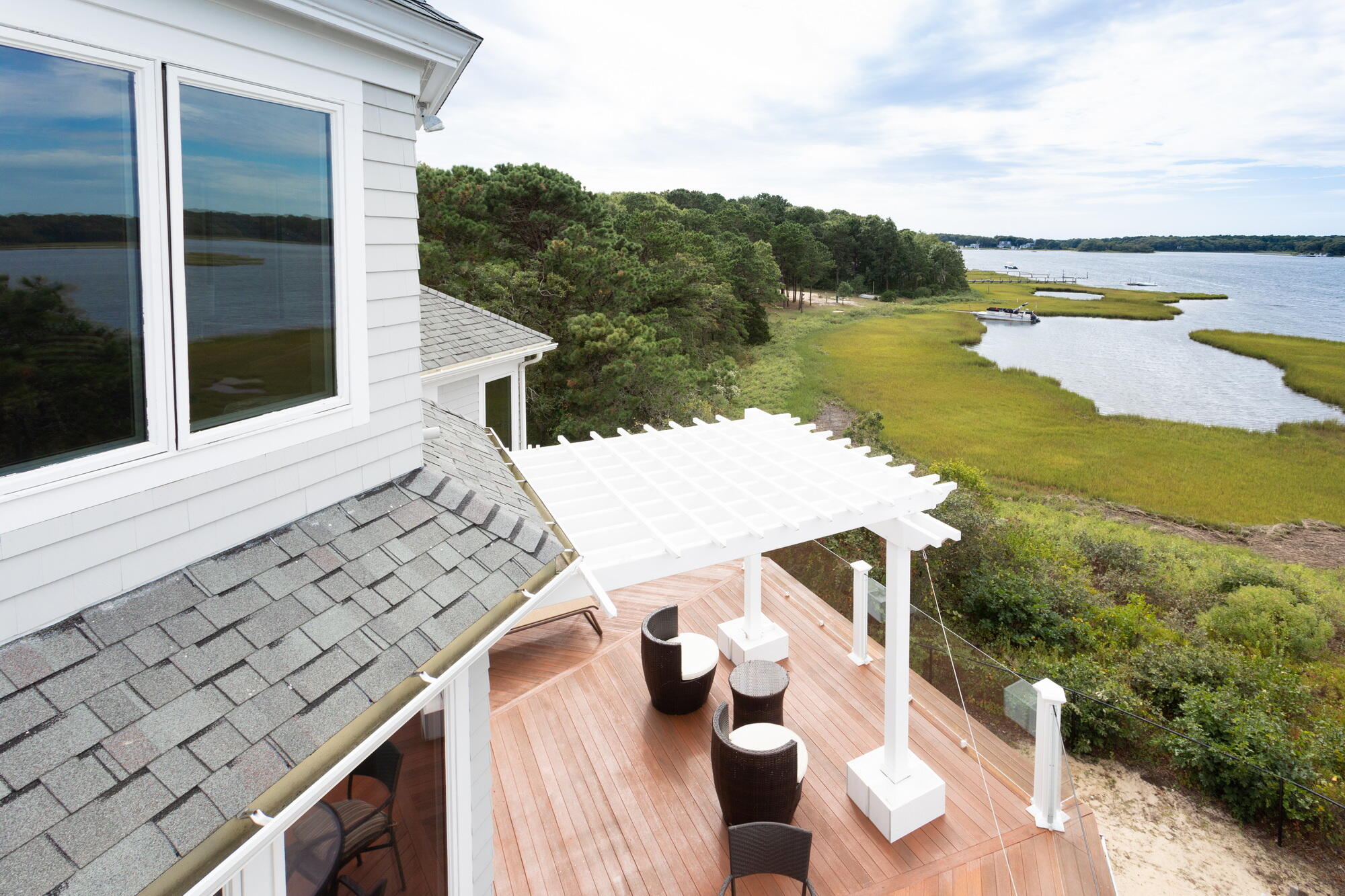 157 Monomoscoy Road Mashpee, MA 02649 - Photo 26 of 43 a view of a terrace with lake view
