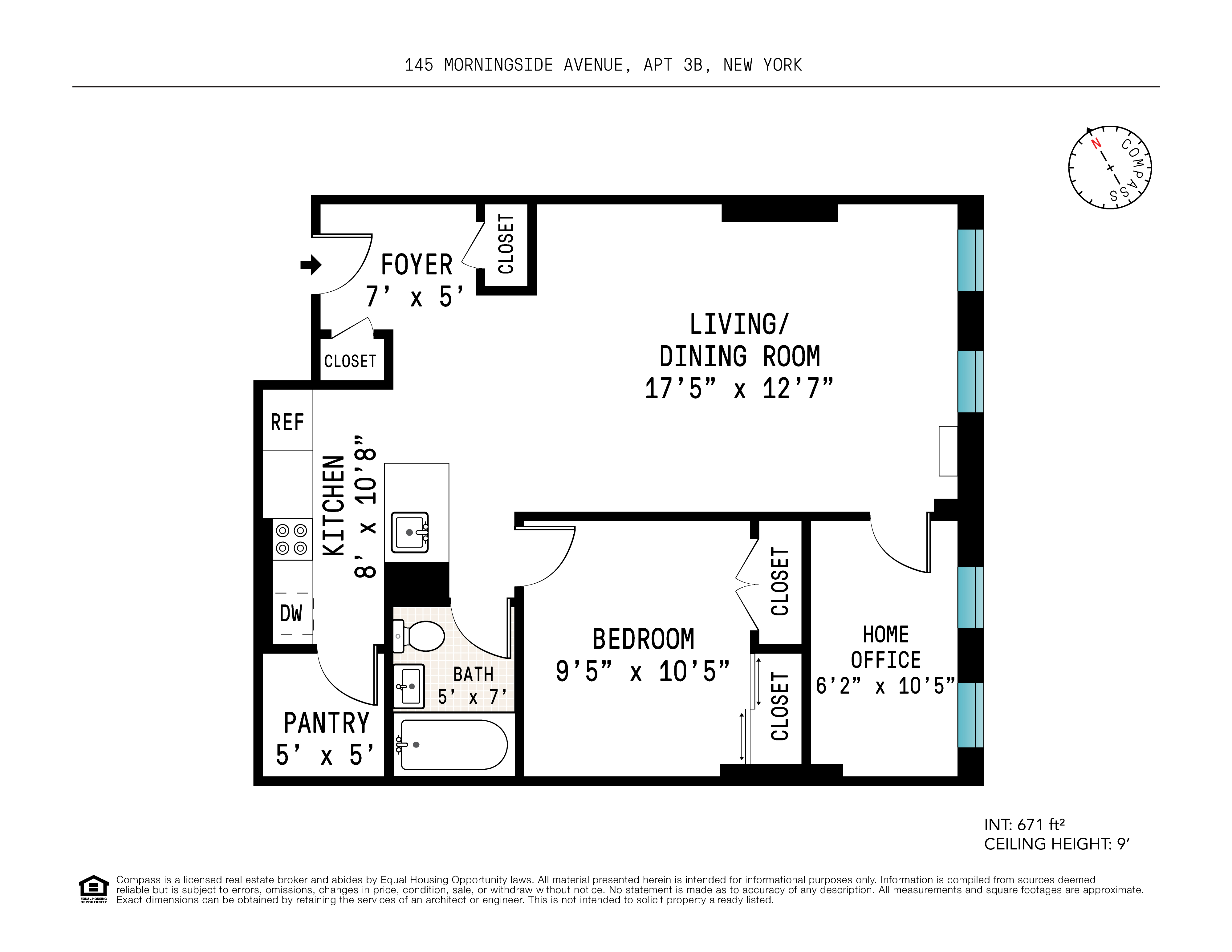 145-149 Morningside Avenue, Unit 3B Manhattan, NY 10027 - Photo 10 of 10 Gallery Image 10