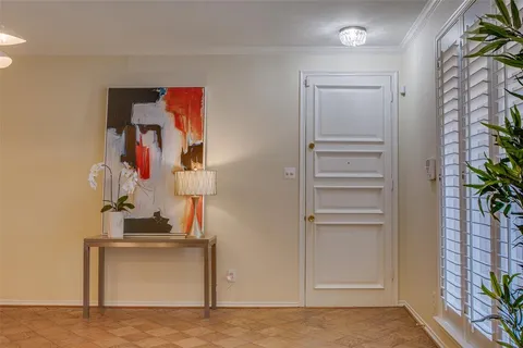 a view of kitchen and living room