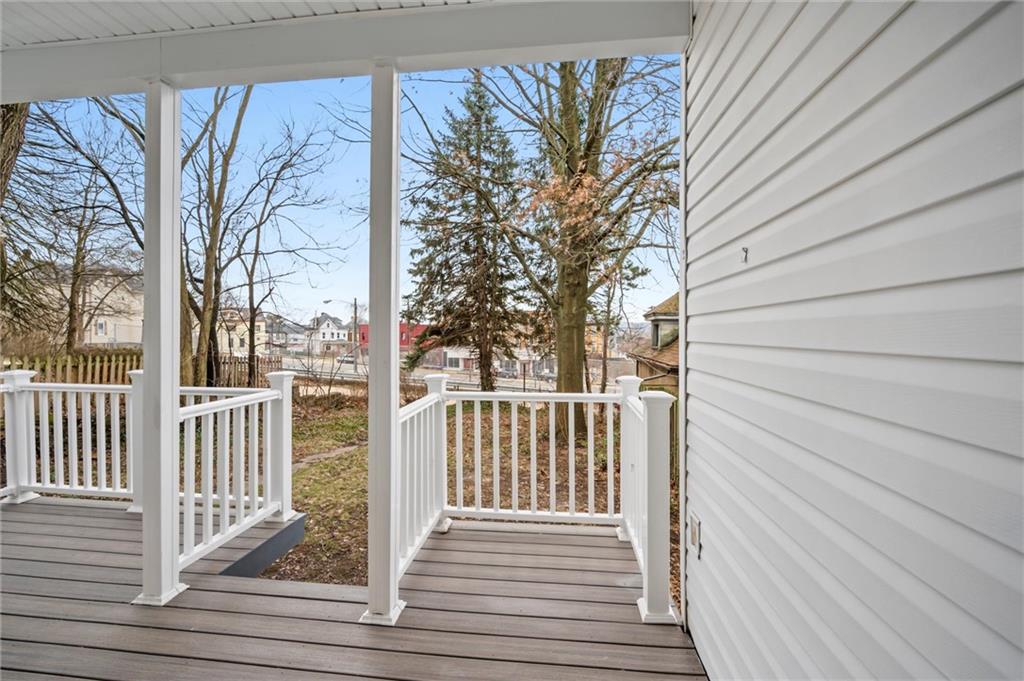 8 Marie Avenue Avalon, PA 15202 - Photo 16 of 48 a view of a wooden deck