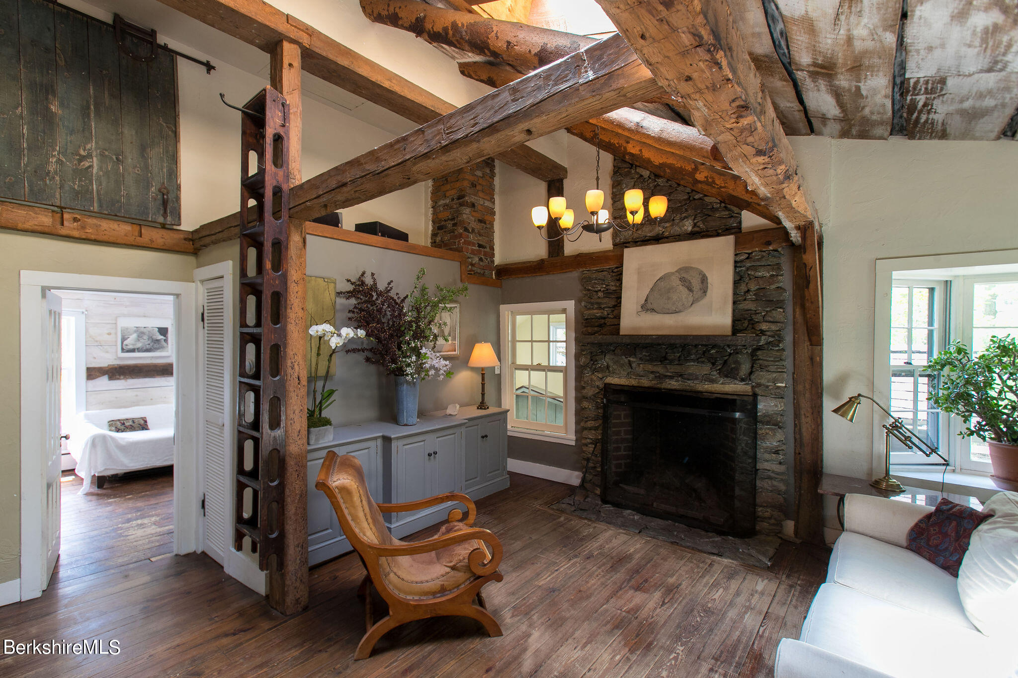 12 Prospect Lake Road Egremont, MA 01230 - Photo 13 of 50 Field Stone Fireplace