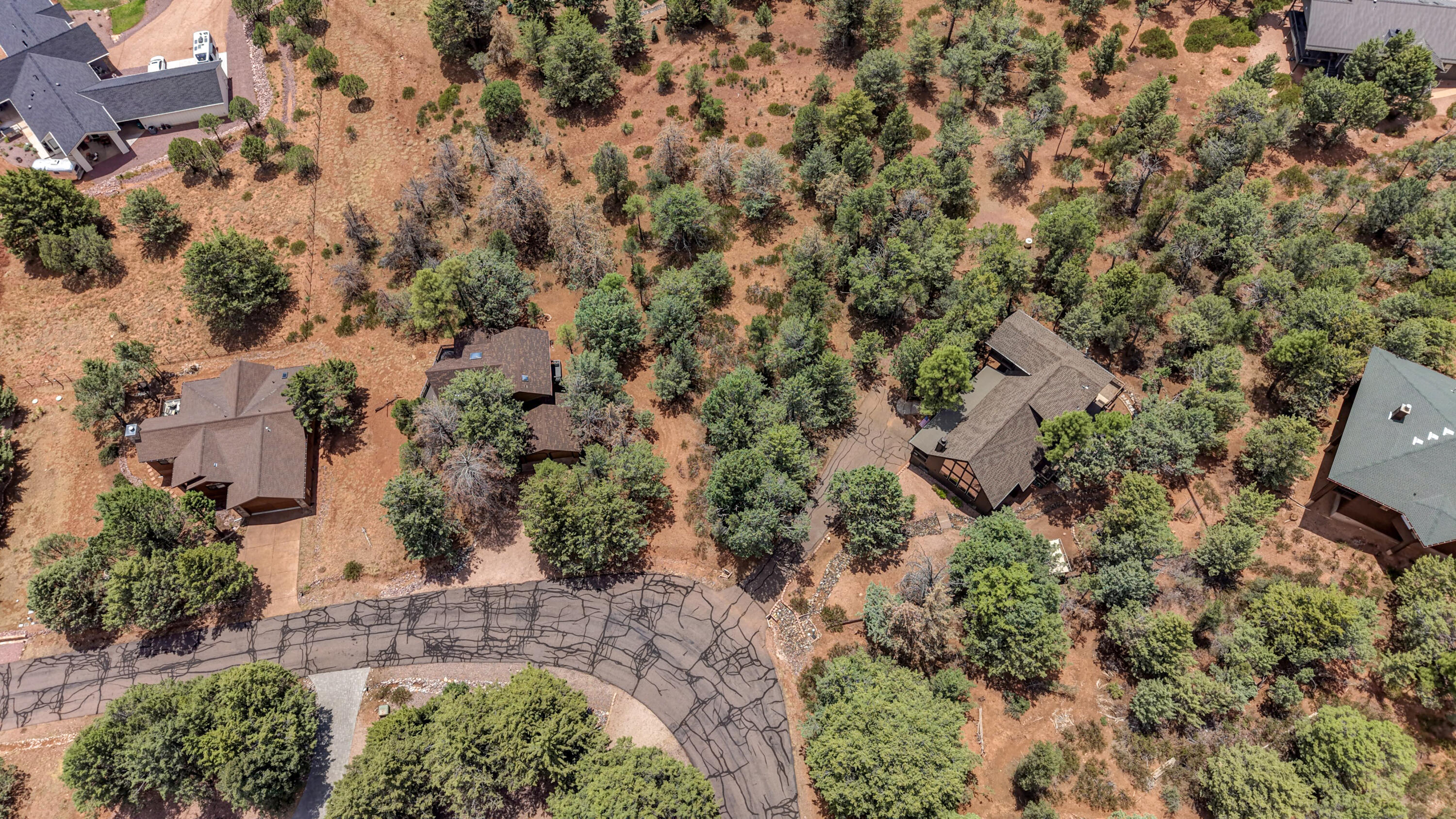 20 Hidden Pines Loop Pine, AZ 85544 - Photo 8 of 13 an aerial view of residential house with outdoor space