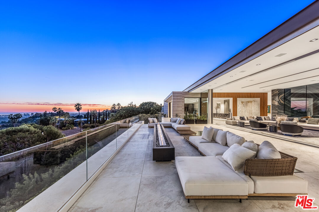 1108 Wallace Ridge Beverly Hills, CA 90210 - Photo 26 of 33 a view of couches with city view