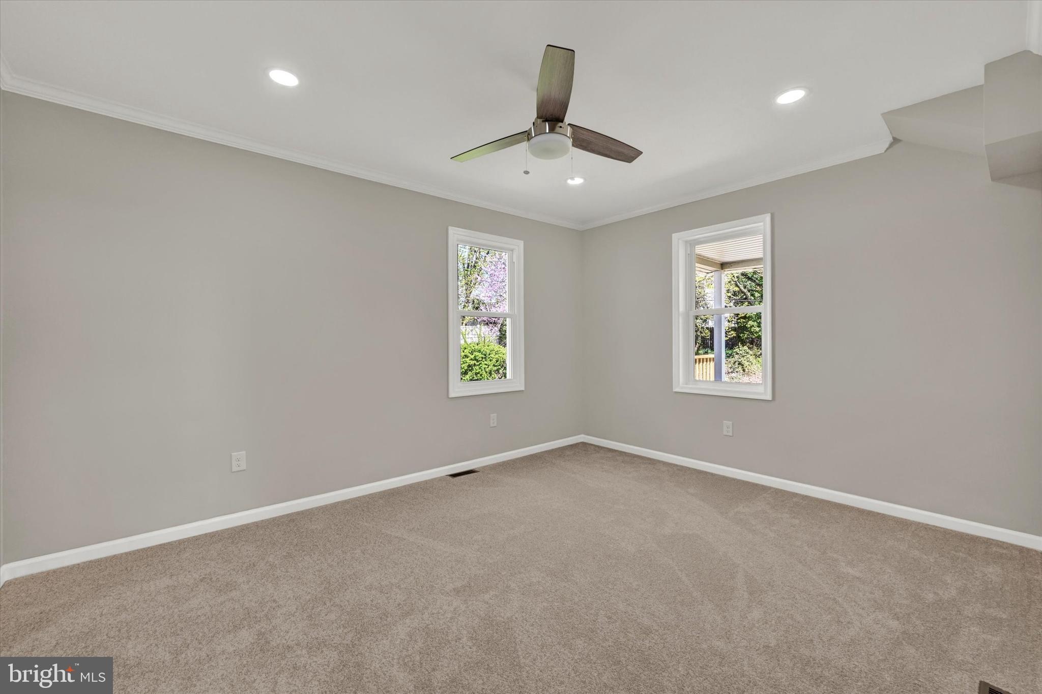 100 Fuller Avenue Baltimore, MD 21206 - Photo 13 of 31 primary bedrooms w/recessed lights and ceiling fan