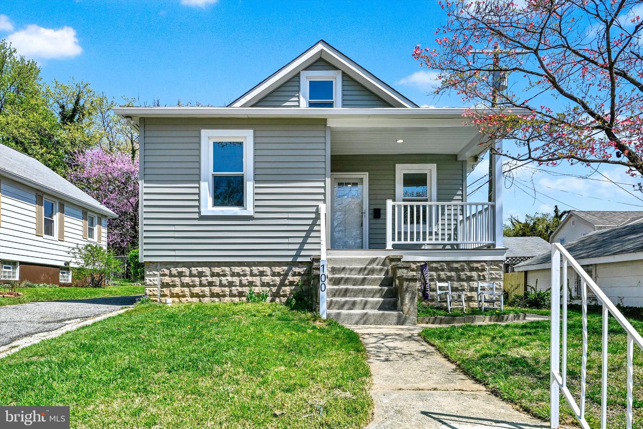 100 Fuller Avenue Baltimore, MD 21206 - Photo 2 of 31 Driveway and front porch to sit back and relax