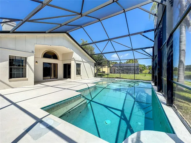 a view of a swimming pool