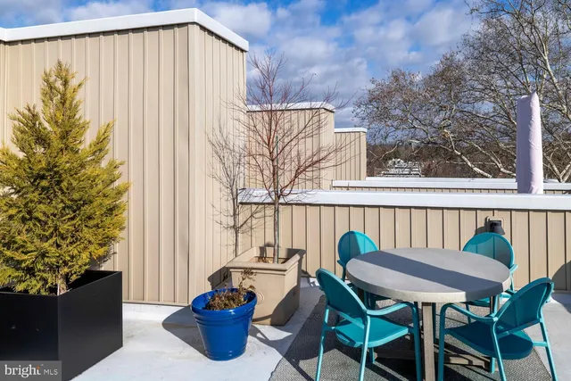 a view of balcony and patio