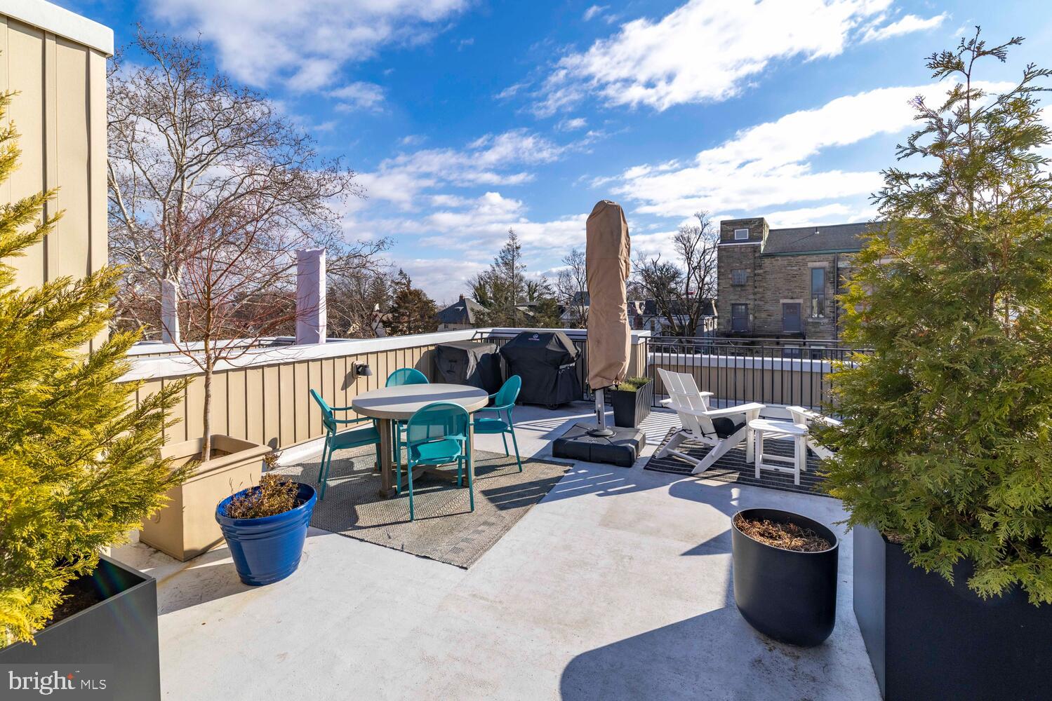23 East Durham Street, Unit C2 Philadelphia, PA 19119 - Photo 31 of 40 a view of a terrace with sitting area