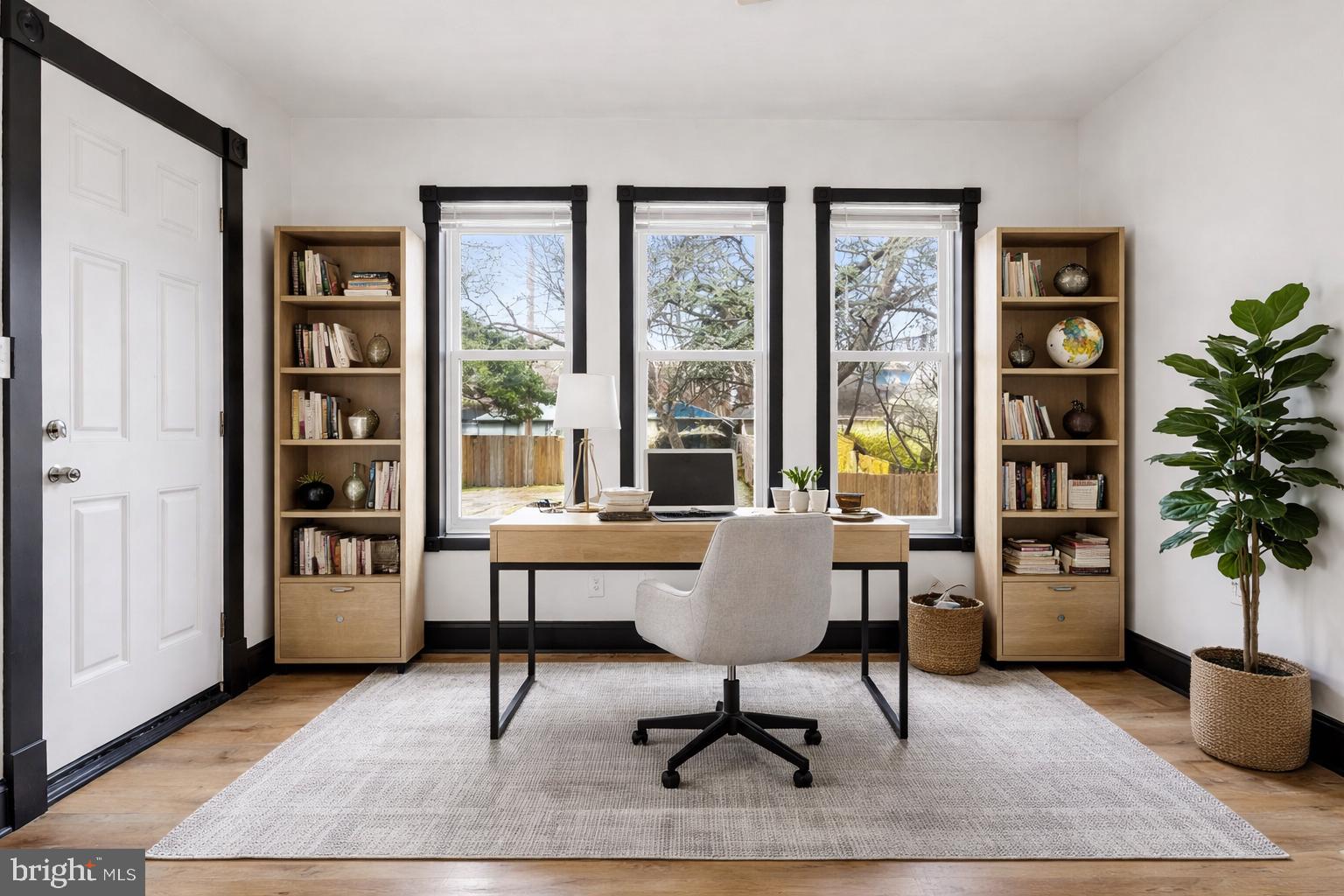 812 South George Street York, PA 17403 - Photo 17 of 58 a living room with furniture a window and a potted plant