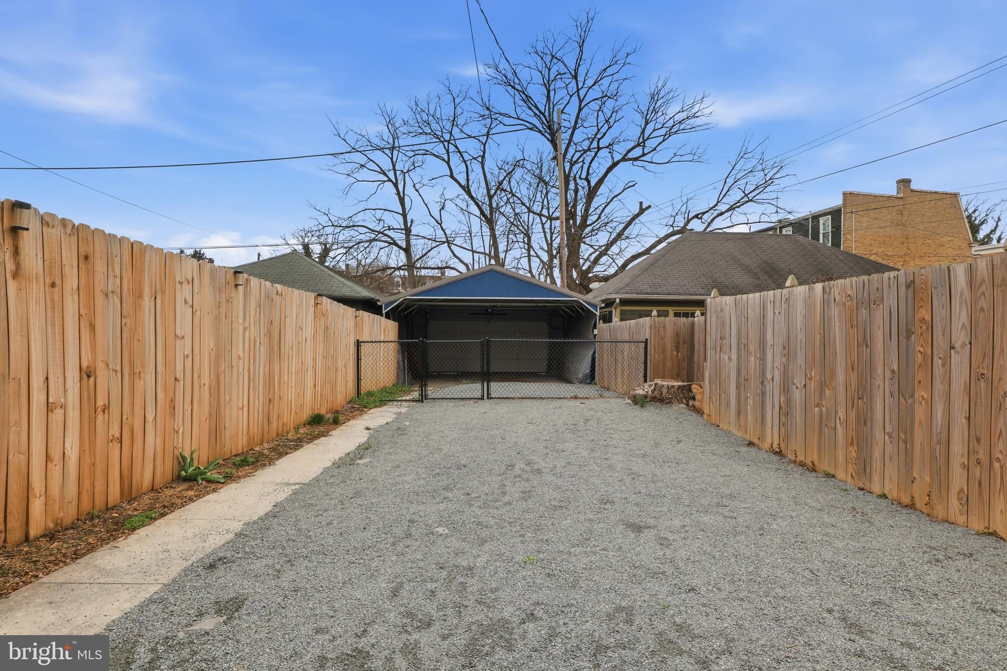 812 South George Street York, PA 17403 - Photo 53 of 58 2 car carport has a garage door for privacy
