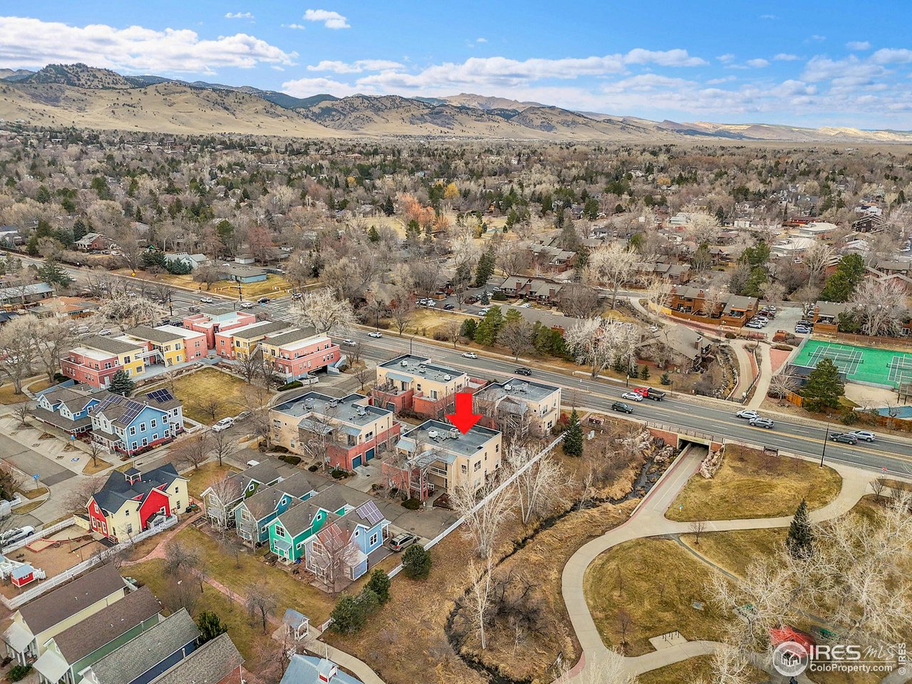 2645 Tabriz Place, Unit 22 Boulder, CO 80304 - Photo 26 of 29 a view of city and mountain