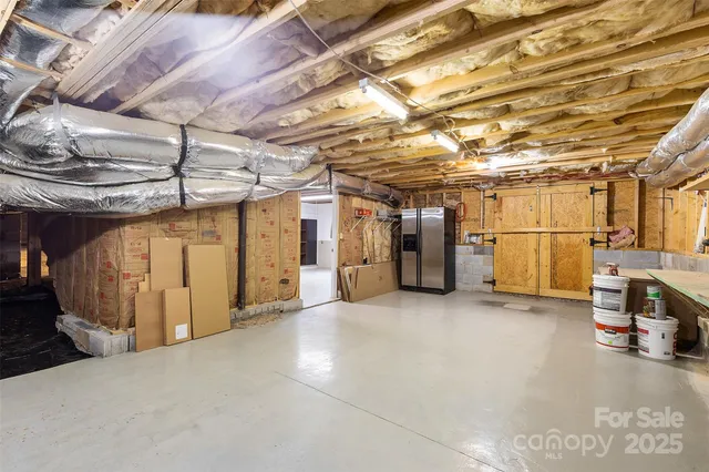 a view of parking garage